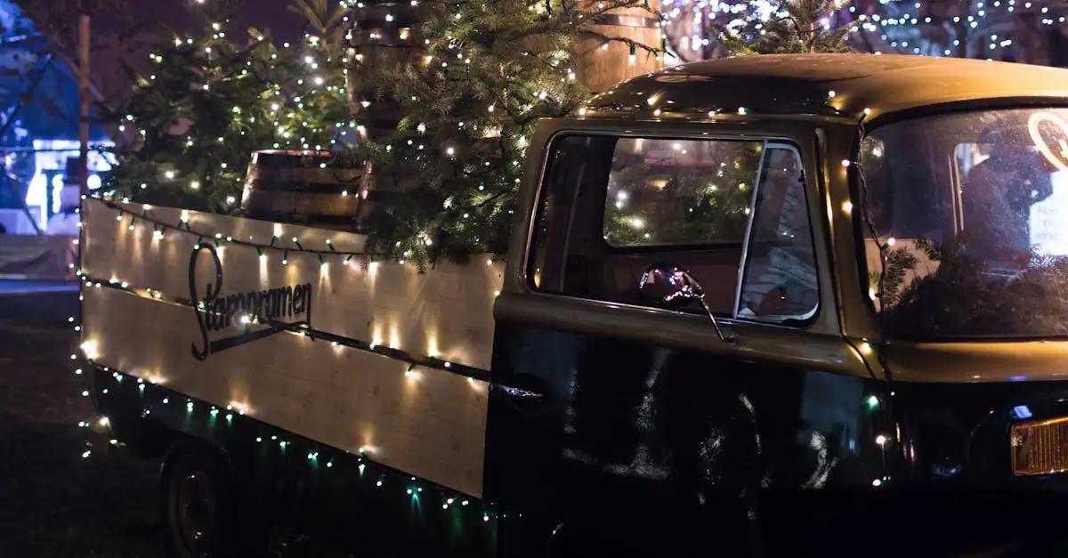 Idées de décoration de Noël extérieure féerique