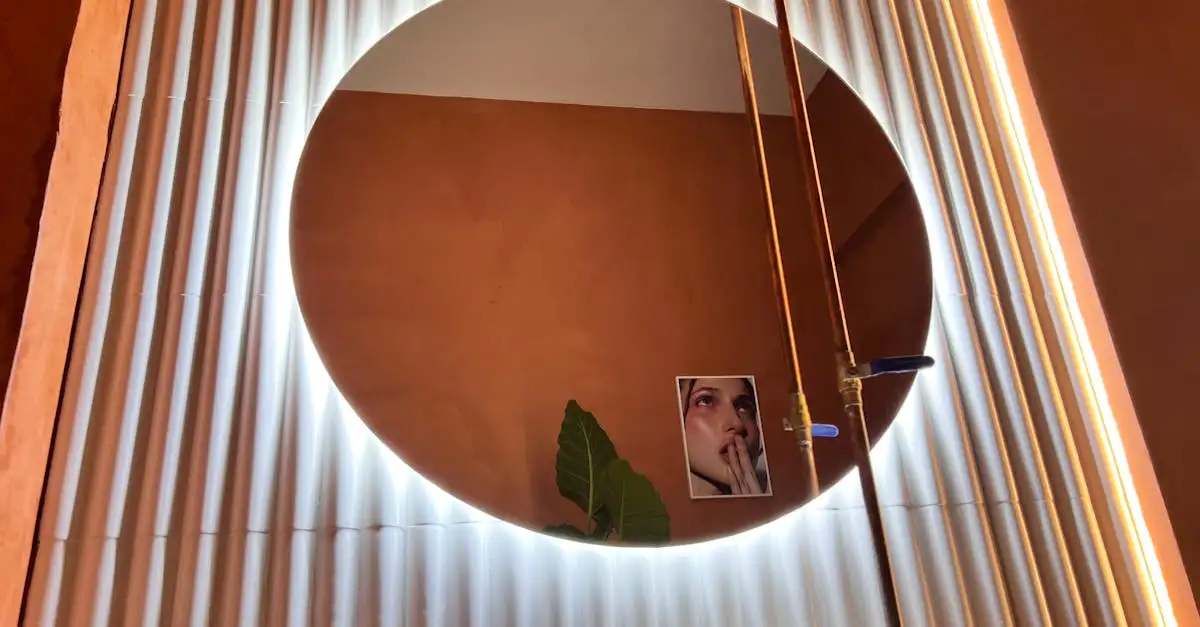 Miroir rond 120 cm : Design et qualité pour votre intérieur